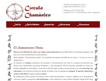 Tablet Screenshot of circulochamanico.com.ar